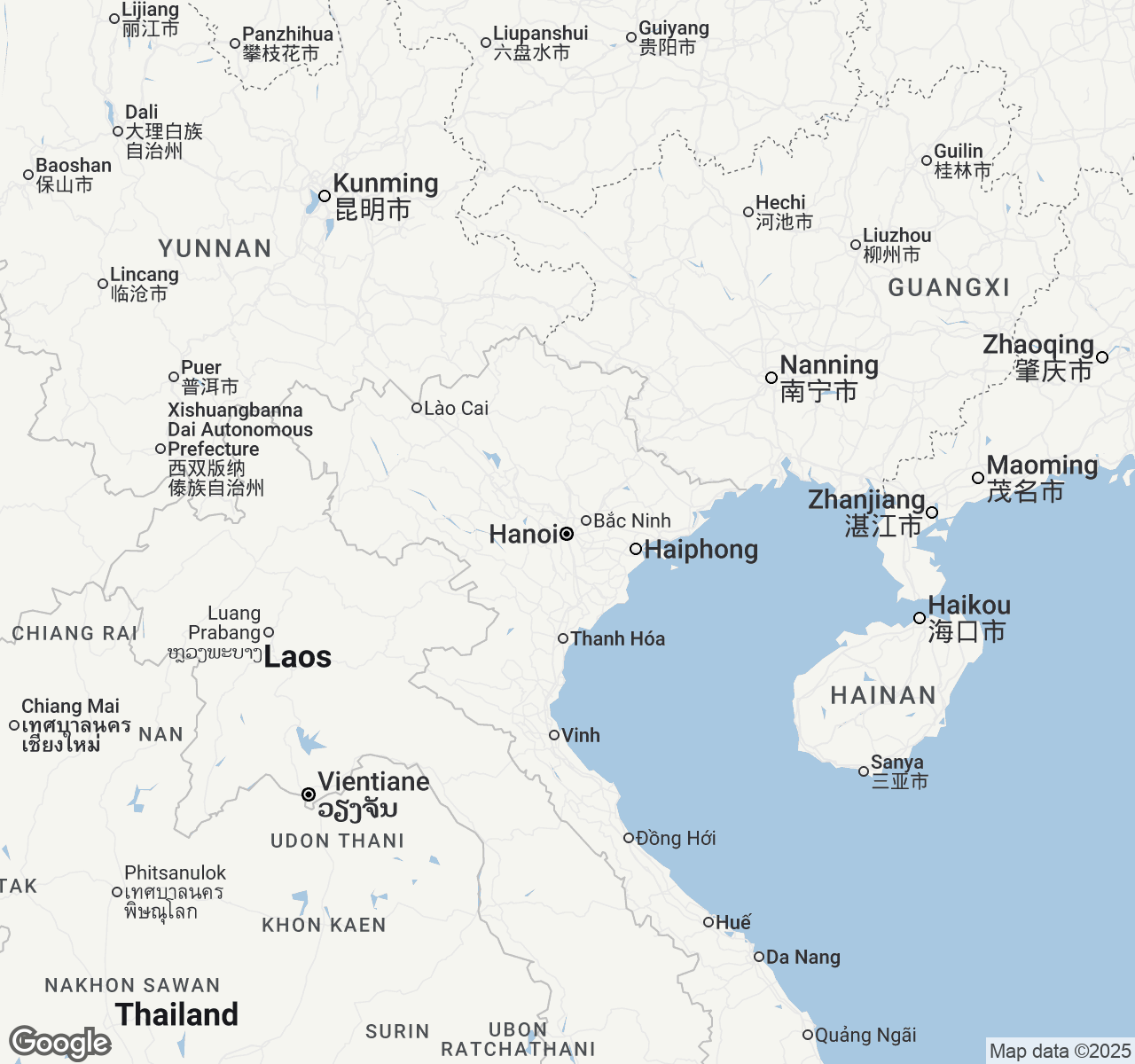 Map of Hanoi